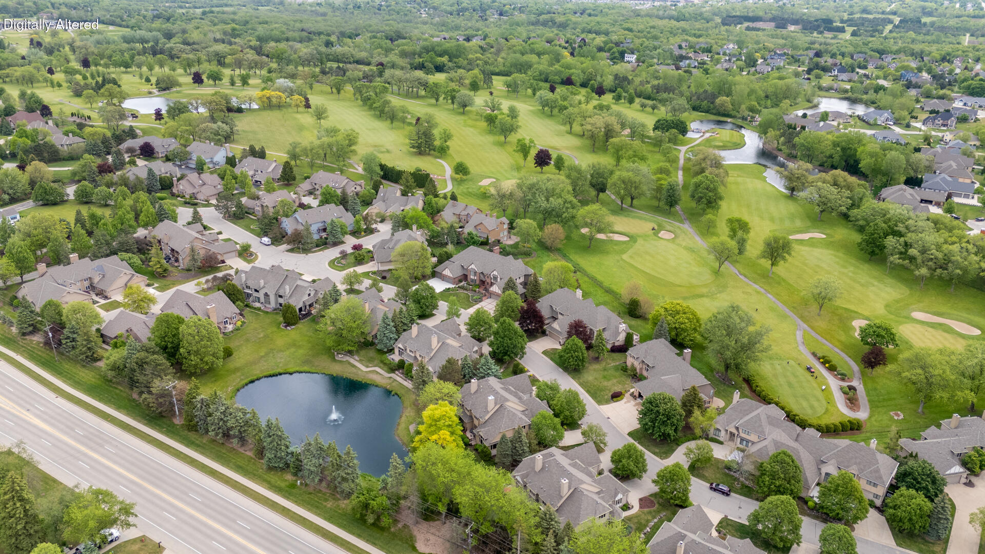 7519 Mallory Way Franklin, WI 53132 - Photo 6 of 35 Ariel View
