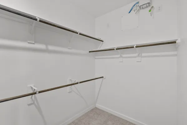 a view of empty room with windows