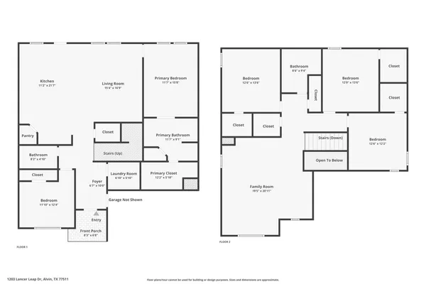$2,500 | 1203 Lancer Leap Drive, Alvin, TX 77511