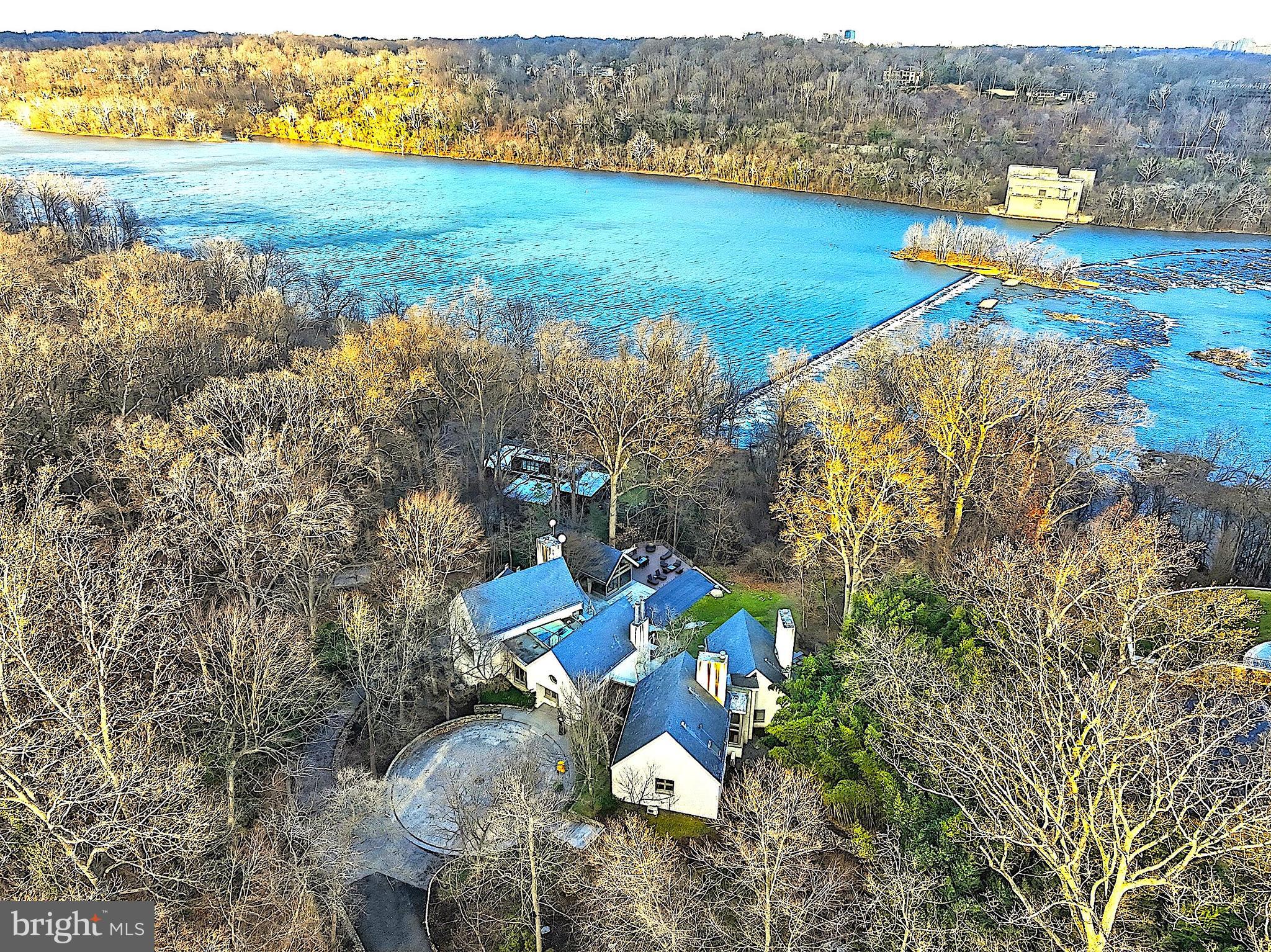 a view of a lake with a mountain