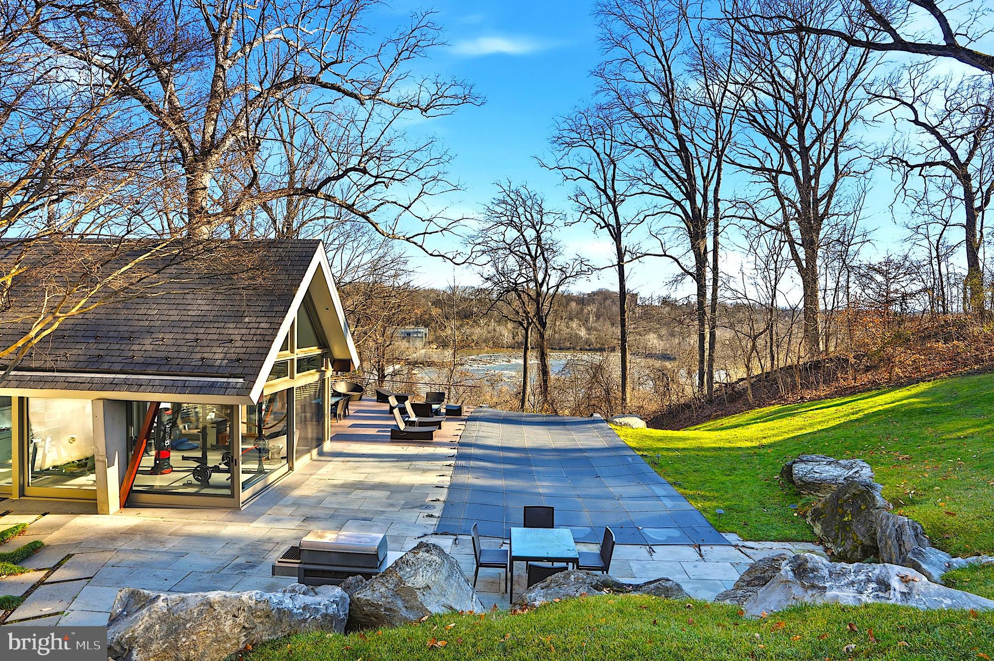1100 Crest Lane McLean, VA 22101 - Photo 12 of 49 a view of a house with swimming pool and sitting area