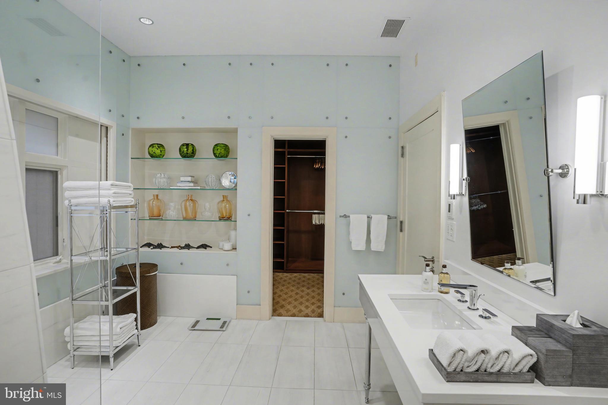 1100 Crest Lane McLean, VA 22101 - Photo 41 of 49 a bathroom with a sink double vanity and shower