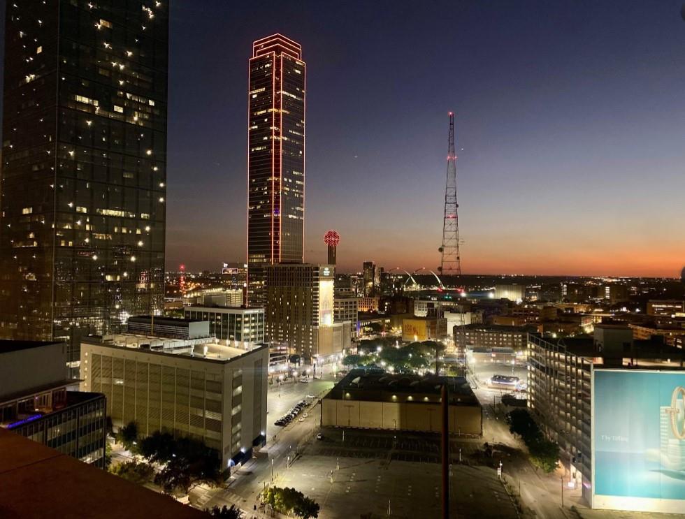 511 North Akard Street, Unit 1502 Dallas, TX 75201 - Photo 24 of 30 Night time views of Dallas' skyline