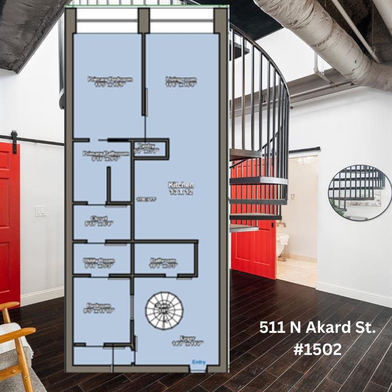 511 North Akard Street, Unit 1502 Dallas, TX 75201 - Photo 28 of 30 View of layout