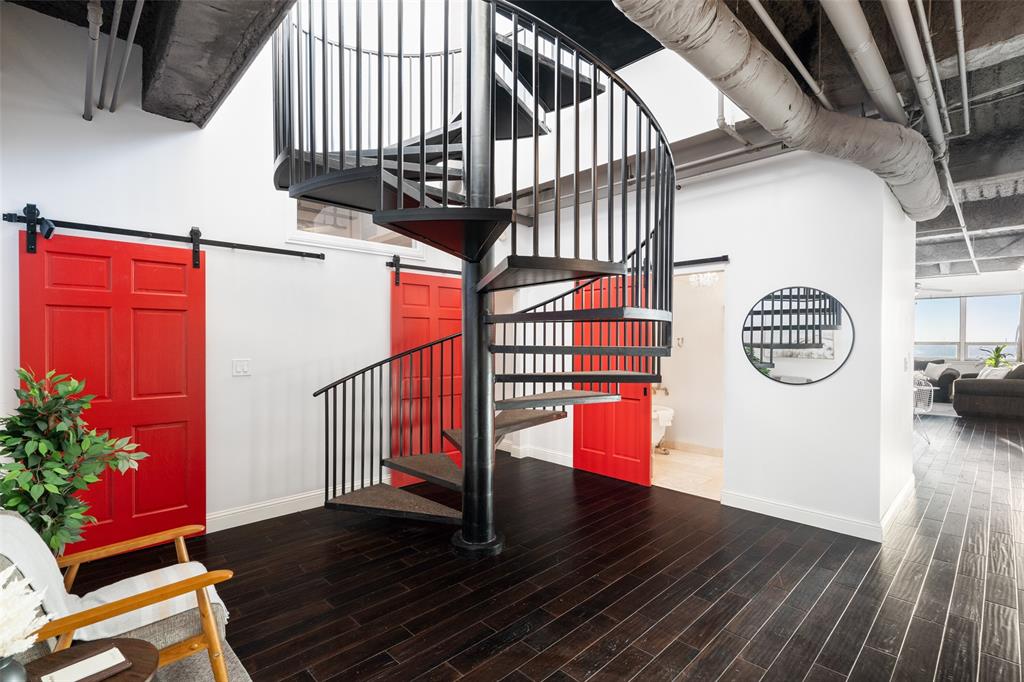 511 North Akard Street, Unit 1502 Dallas, TX 75201 - Photo 6 of 30 African Mahogany wood floors throughout