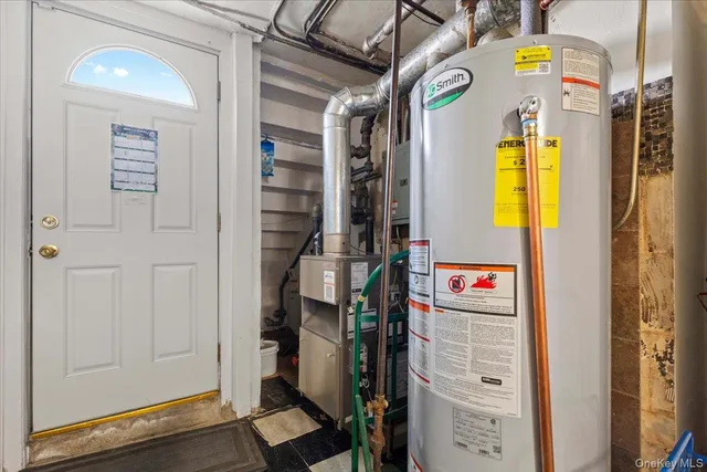 a view of storage and utility room