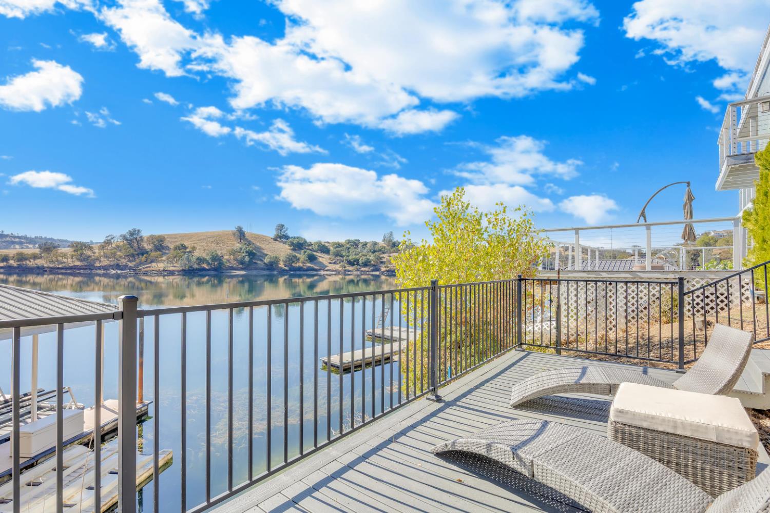 816 Foothill Road Copperopolis, CA 95228 - Photo 78 of 99 Spacious sun deck right above the water.