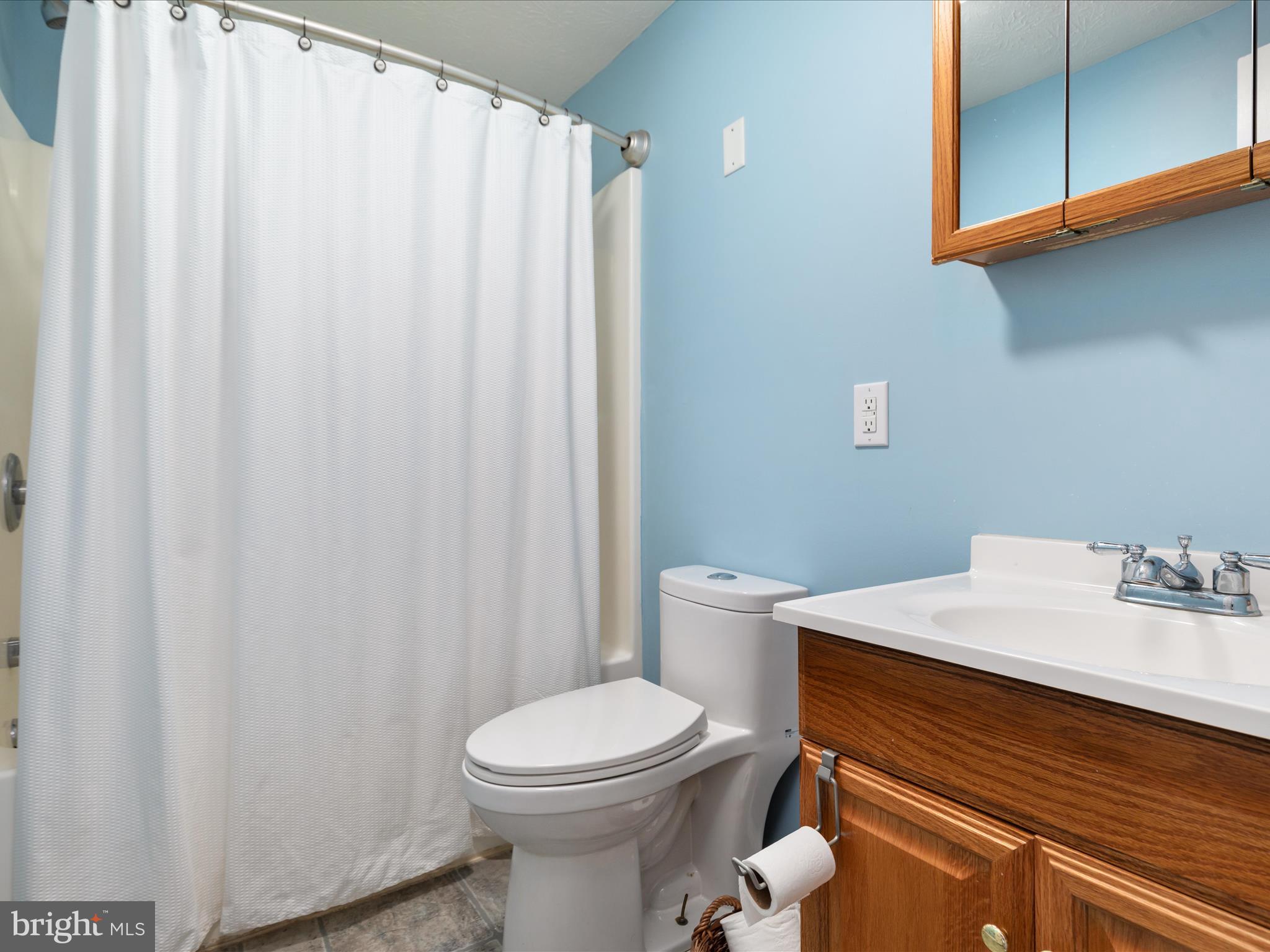 838 Dollar Lane Bunker Hill, WV 25413 - Photo 23 of 68 a white toilet sitting next to a bathroom sink