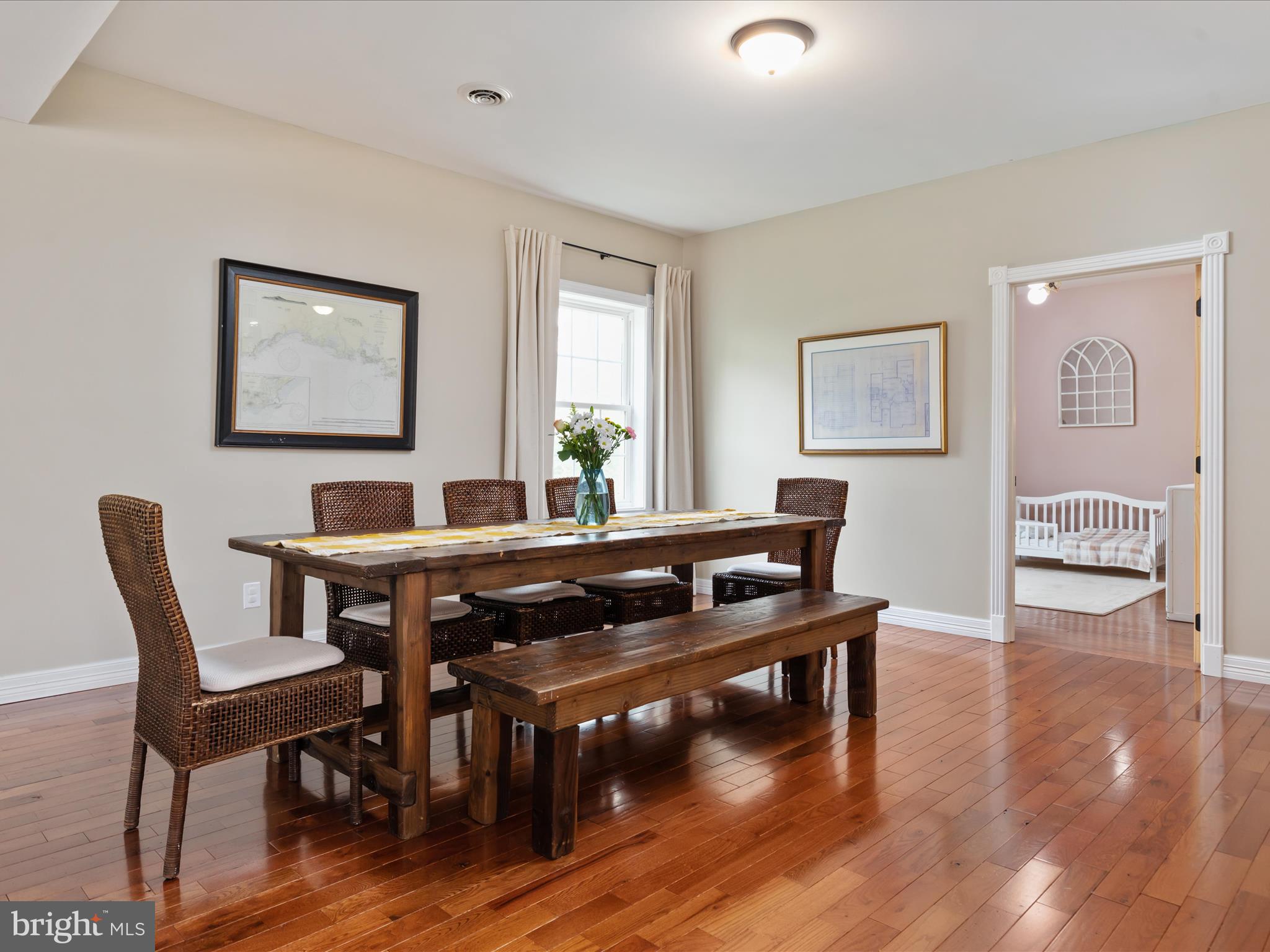 838 Dollar Lane Bunker Hill, WV 25413 - Photo 38 of 68 a view of a workspace with furniture and wooden floor