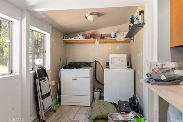 a room with storage and utility