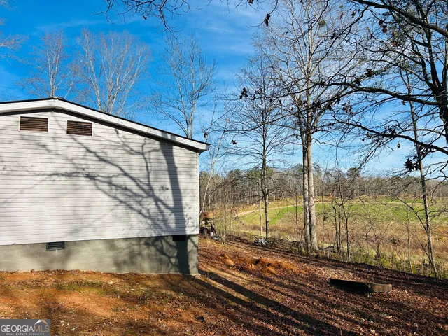 a backyard of a house
