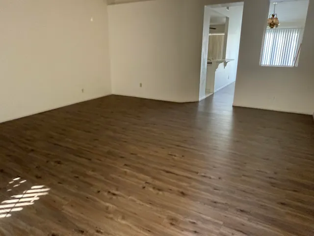 wooden floor in an empty room