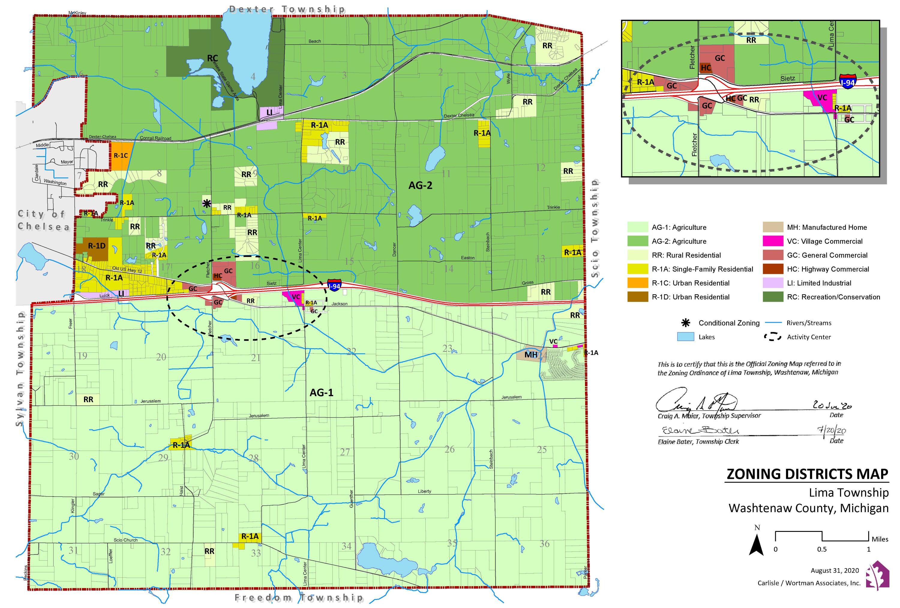 0 South Fletcher Road Chelsea, MI 48118 - Photo 5 of 7 ZoningMap Lima Twp