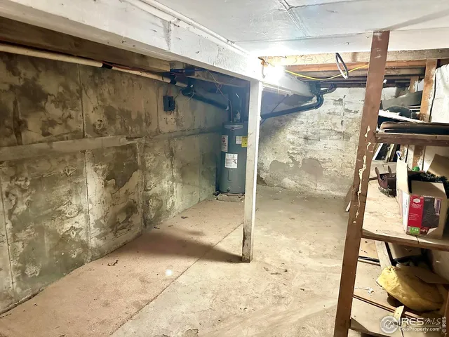 a view of water heater room