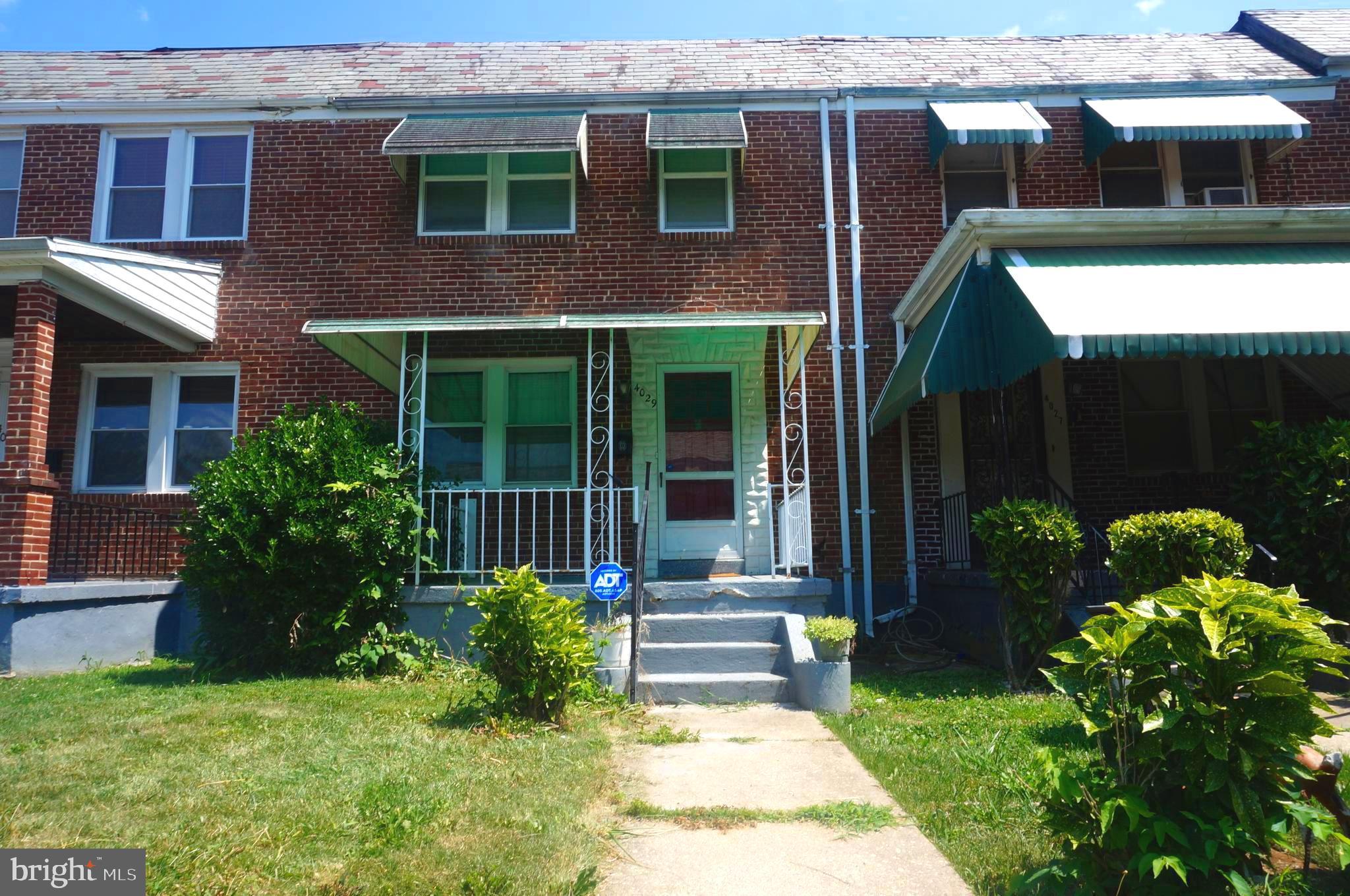 4029 Grantley Road Baltimore, MD 21215 - Photo 11 of 16 CONVENIENT COVERED FRONT PORCH