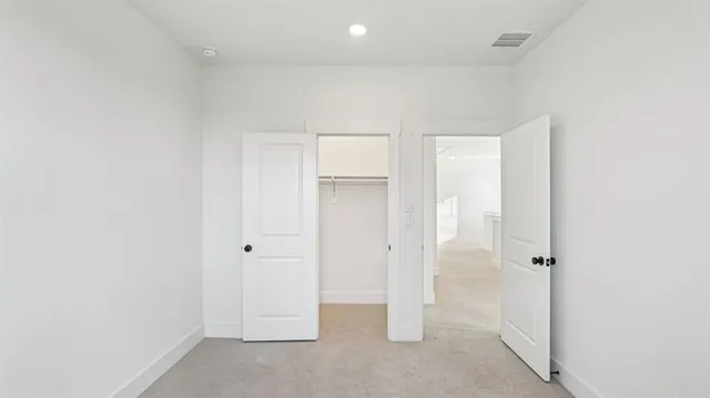 a view of empty room