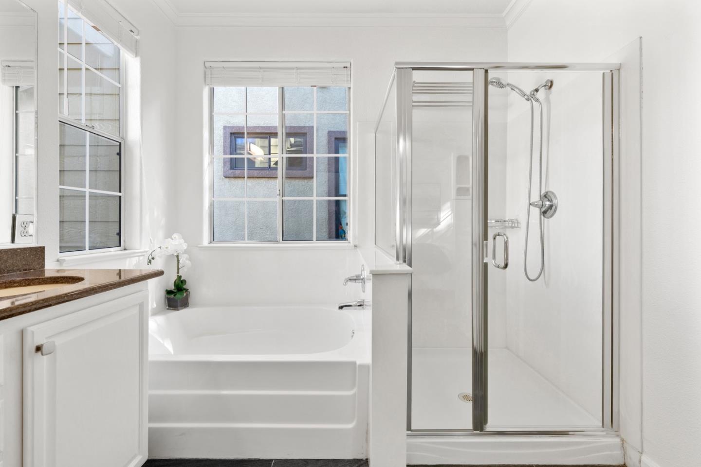 4675 La Crescent Loop San Jose, CA 95136 - Photo 12 of 22 a bathroom with a bathtub and a shower