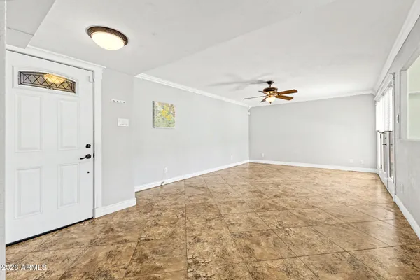 a view of empty room