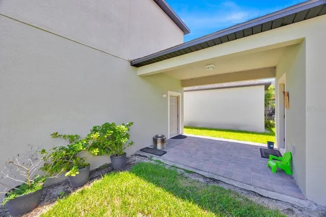 a view of an indoor swimming pool