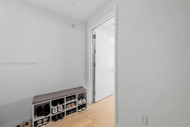 a view of room with stairs