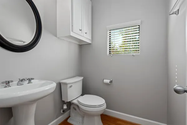 a room with a washer and dryer