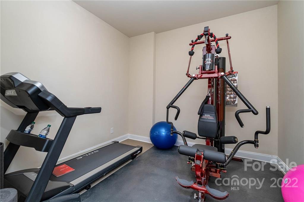 5712 Davis Road Waxhaw, NC 28173 - Photo 37 of 43 a view of a room with gym equipment