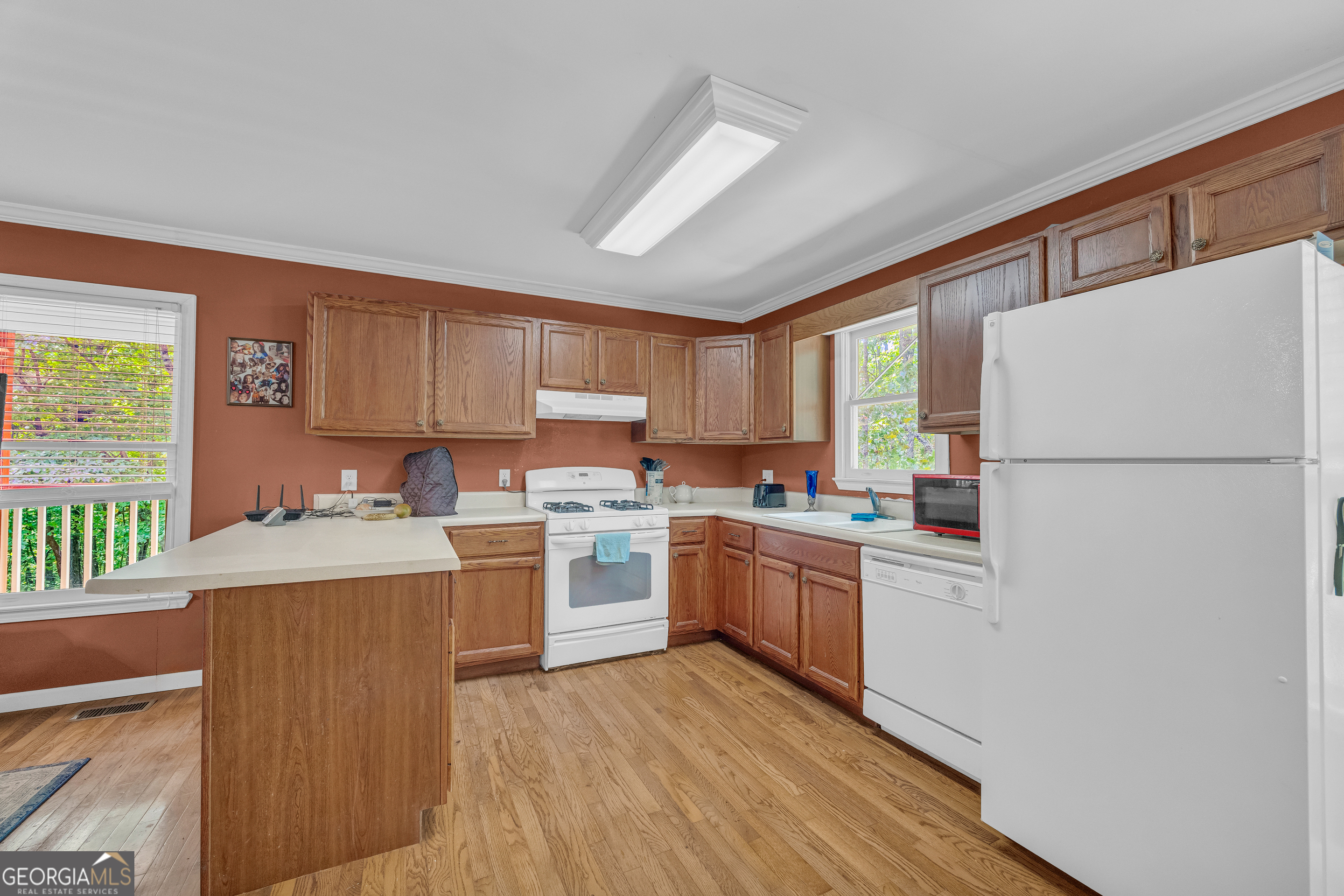 807 Satterfield Road Cleveland, GA 30528 - Photo 25 of 99 a kitchen with a refrigerator a stove a sink dishwasher and a refrigerator