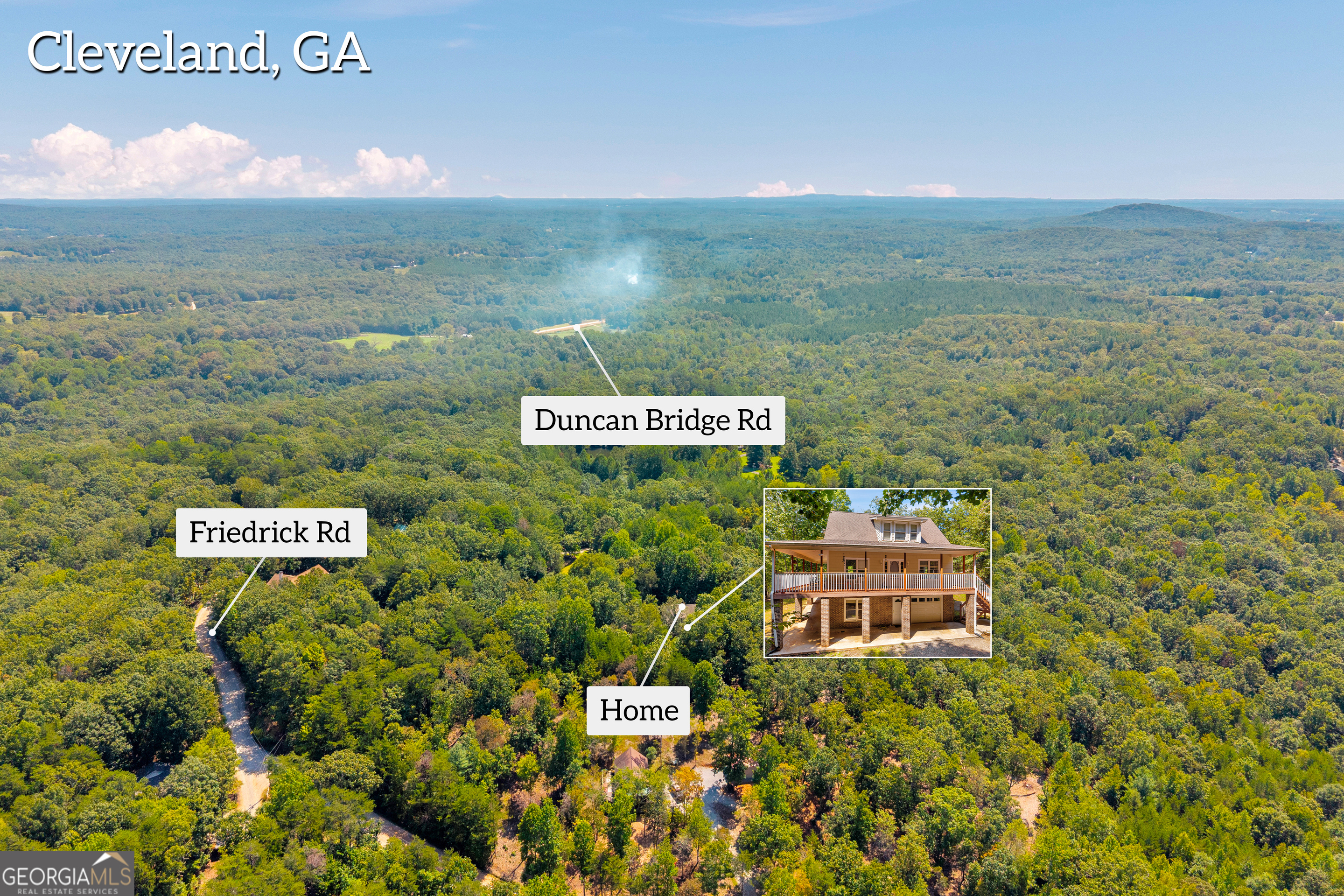 807 Satterfield Road Cleveland, GA 30528 - Photo 68 of 99 a sign that is sitting in the middle of a yard