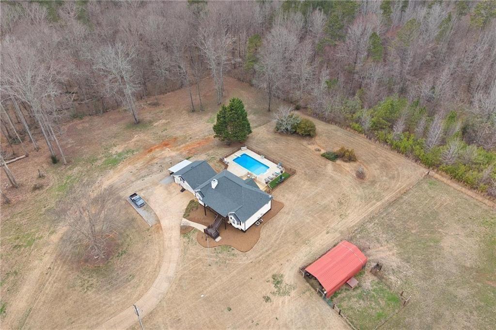 342 Miller Path Temple, GA 30179 - Photo 4 of 47 an aerial view of a house with outdoor space