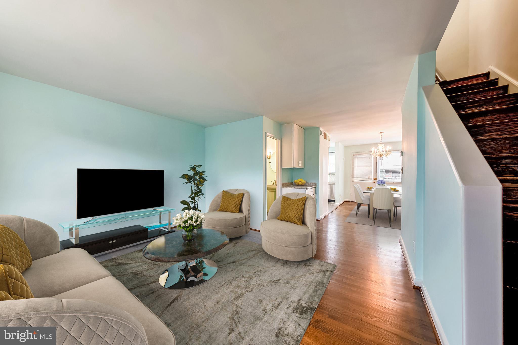 723 Decatur Place Northeast Washington, DC 20017 - Photo 4 of 26 Spacious Living Room for Entertaining