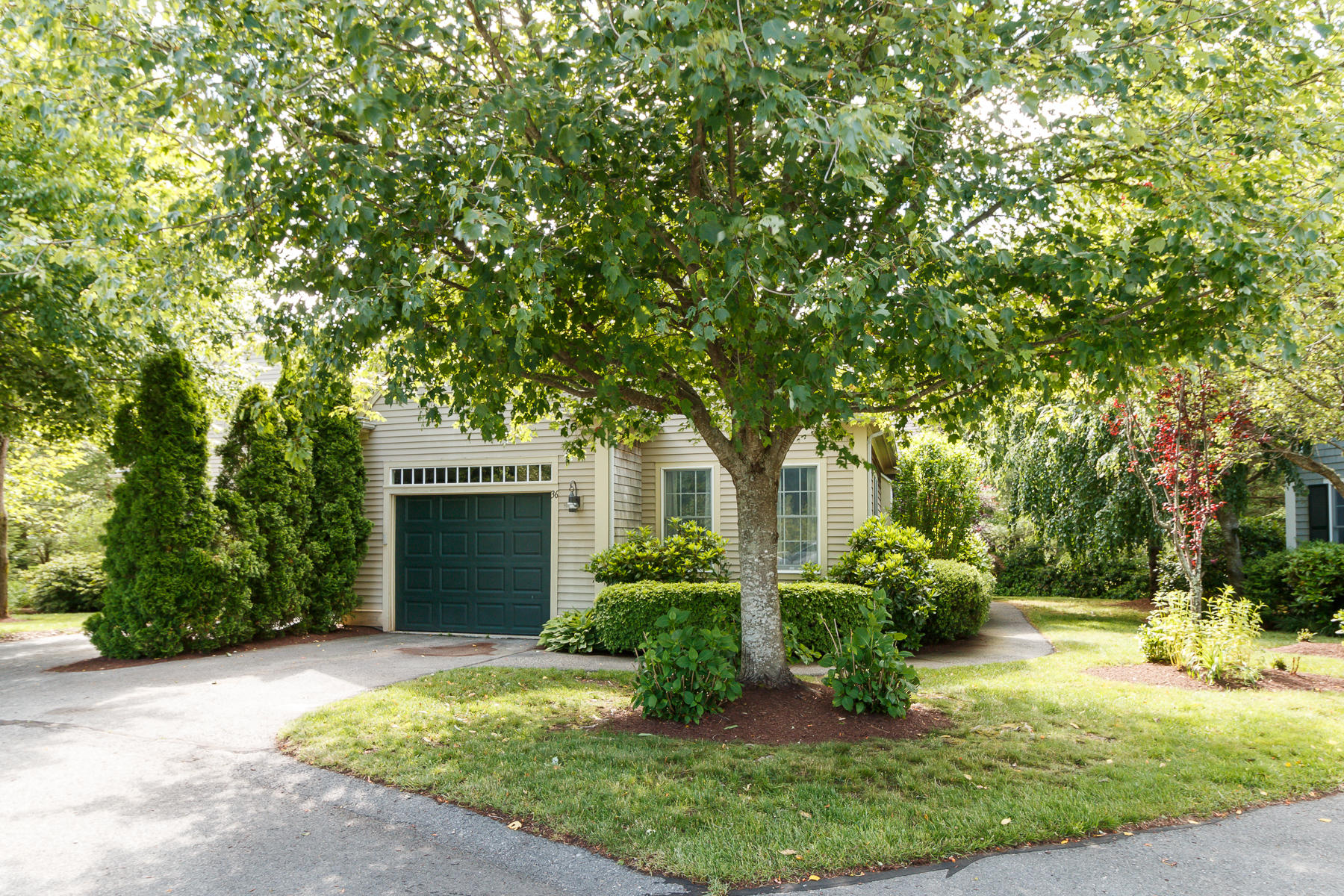36 Windsor Point Mashpee, MA 02649 - Photo 21 of 23 a front view of a house with a yard and trees