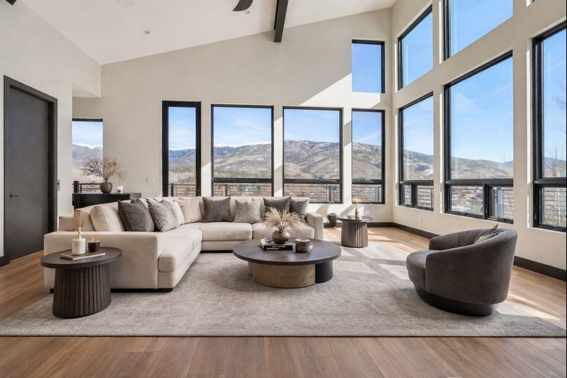 1325 Golden Eagle Road Silverthorne, CO 80498 - Photo 3 of 46 a living room with furniture and a potted plant