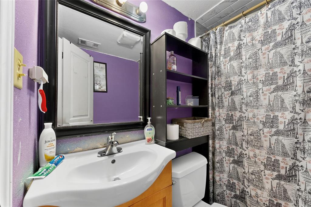 940 Rowlett Road Rowlett, TX 75088 - Photo 20 of 37 a bathroom with a sink and a mirror