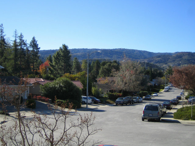 10146 Alpine Drive Cupertino, CA 95014 - Photo 14 of 15 a view of a street with a car parked in front of it