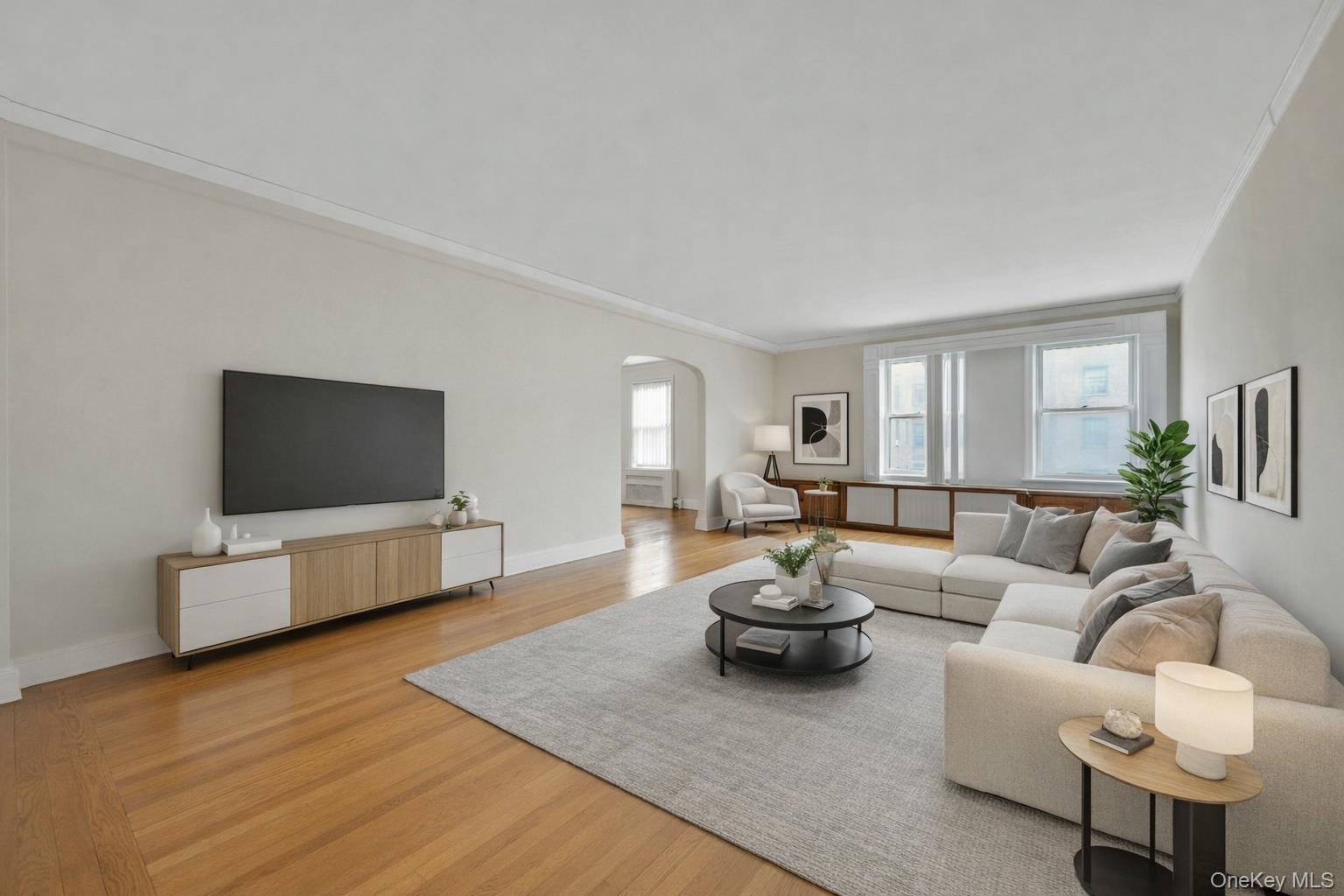 280 Bronxville Road, Unit 5X Bronxville, NY 10708 - Photo 9 of 31 Living Room Virtually Staged