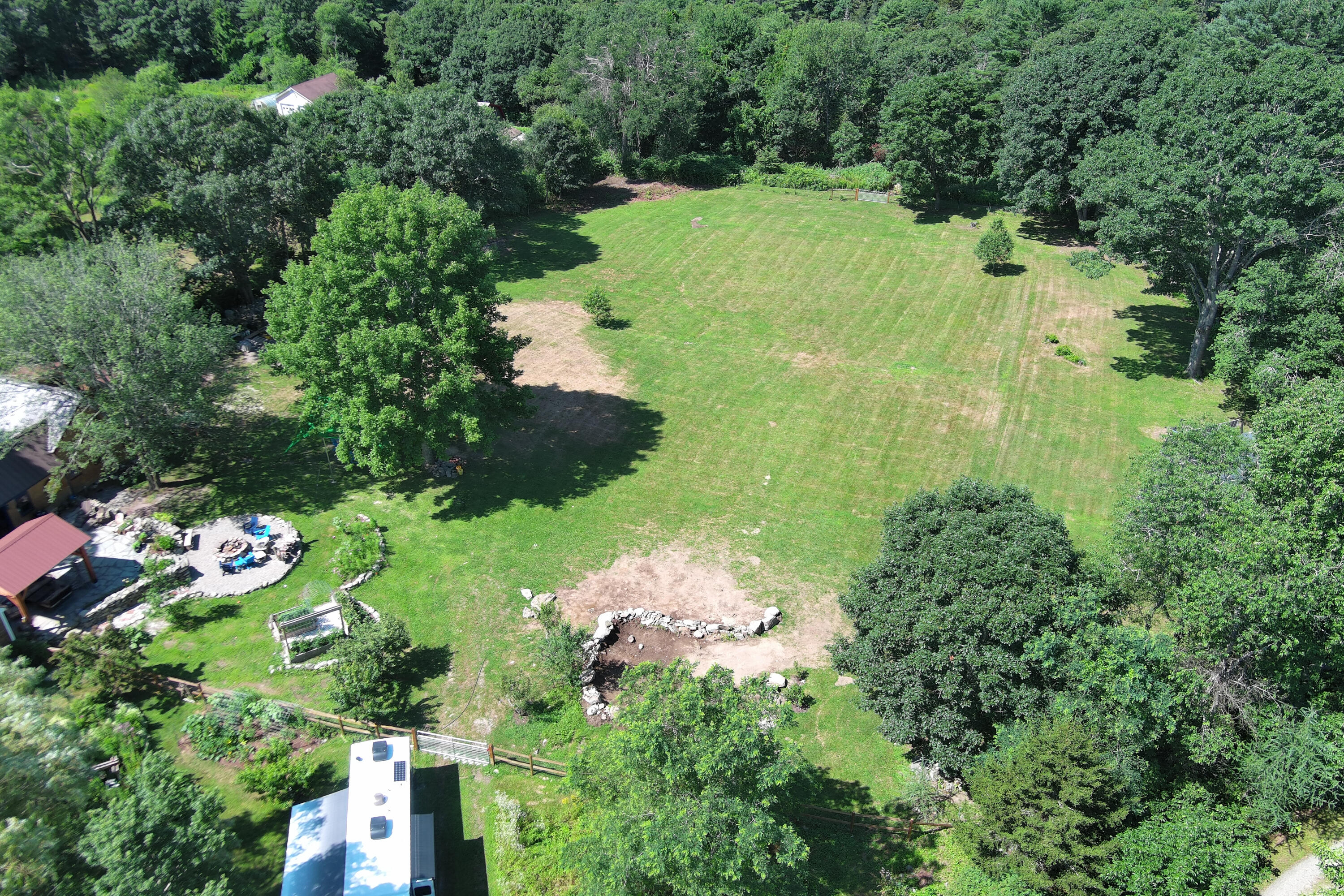 935 Dutch Neck Road Waldoboro, ME 04572 - Photo 3 of 78 Aerial view of side and rear yards