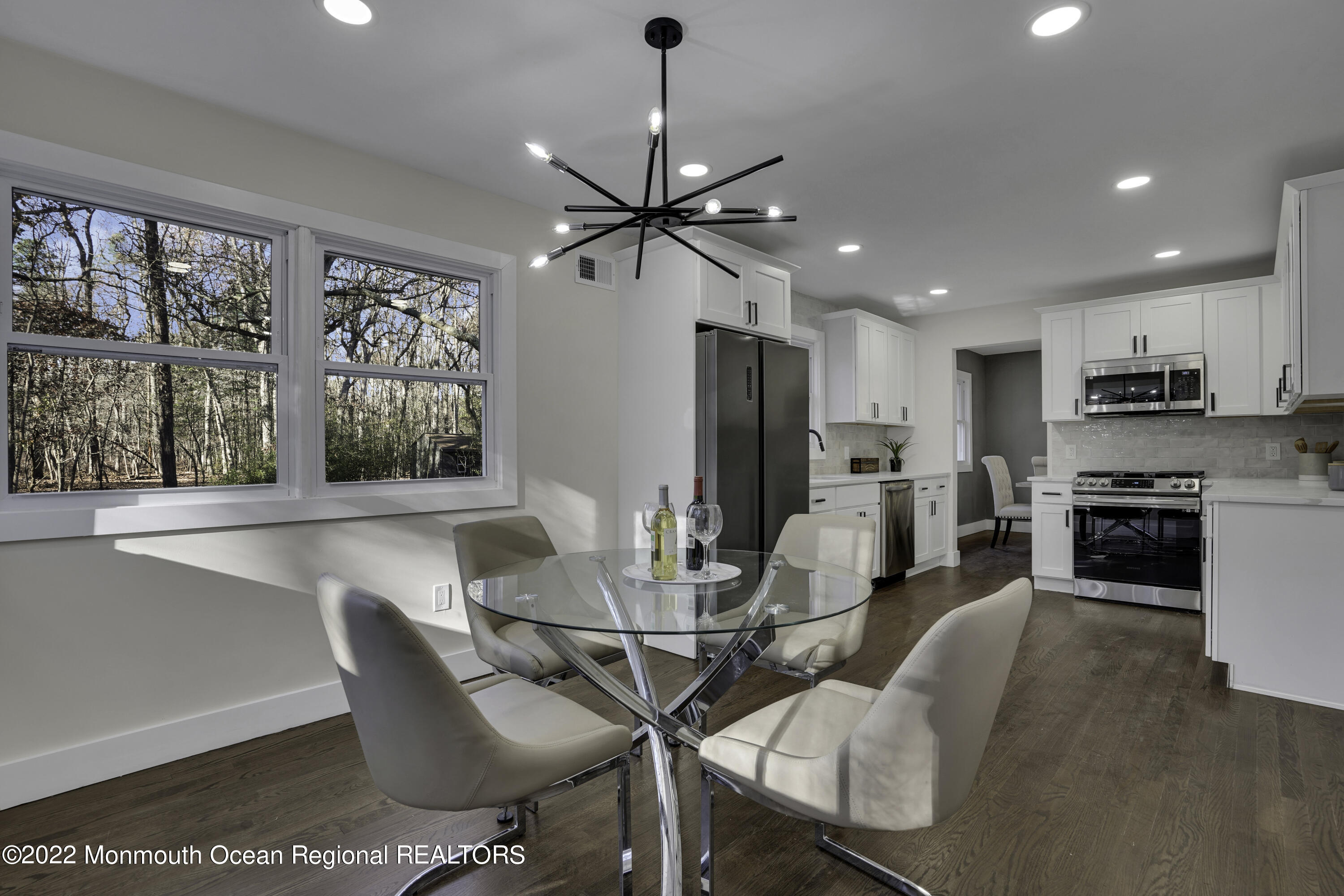 614 Jackson Mills Road Jackson, NJ 08527 - Photo 17 of 64 a view of a dining room with furniture window and outside view