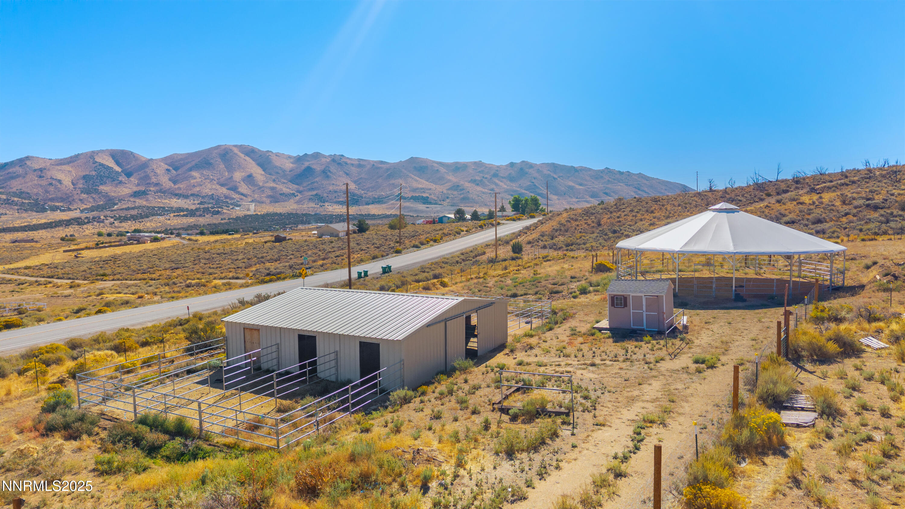 15190 North Red Rock Road Reno, NV 89508 - Photo 7 of 55 a view of a terrace with a lake view