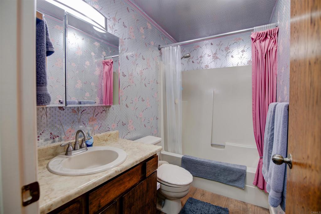 3456 El Tejon Road Borrego Springs, CA 92004 - Photo 11 of 17 a bathroom with a sink and a mirror