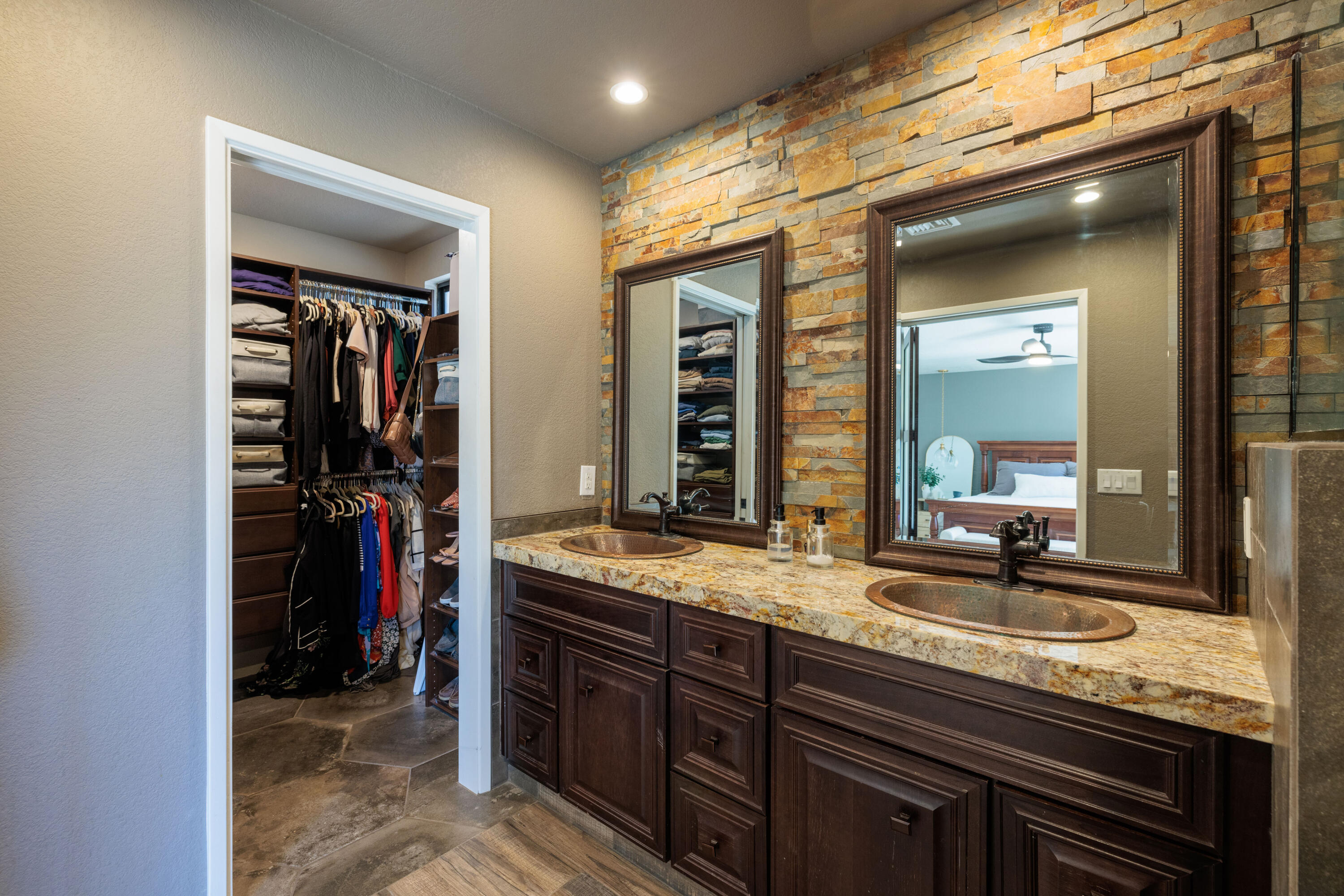 67395 Rango Road Cathedral City, CA 92234 - Photo 17 of 36 a bathroom with a sink double vanity and a mirror