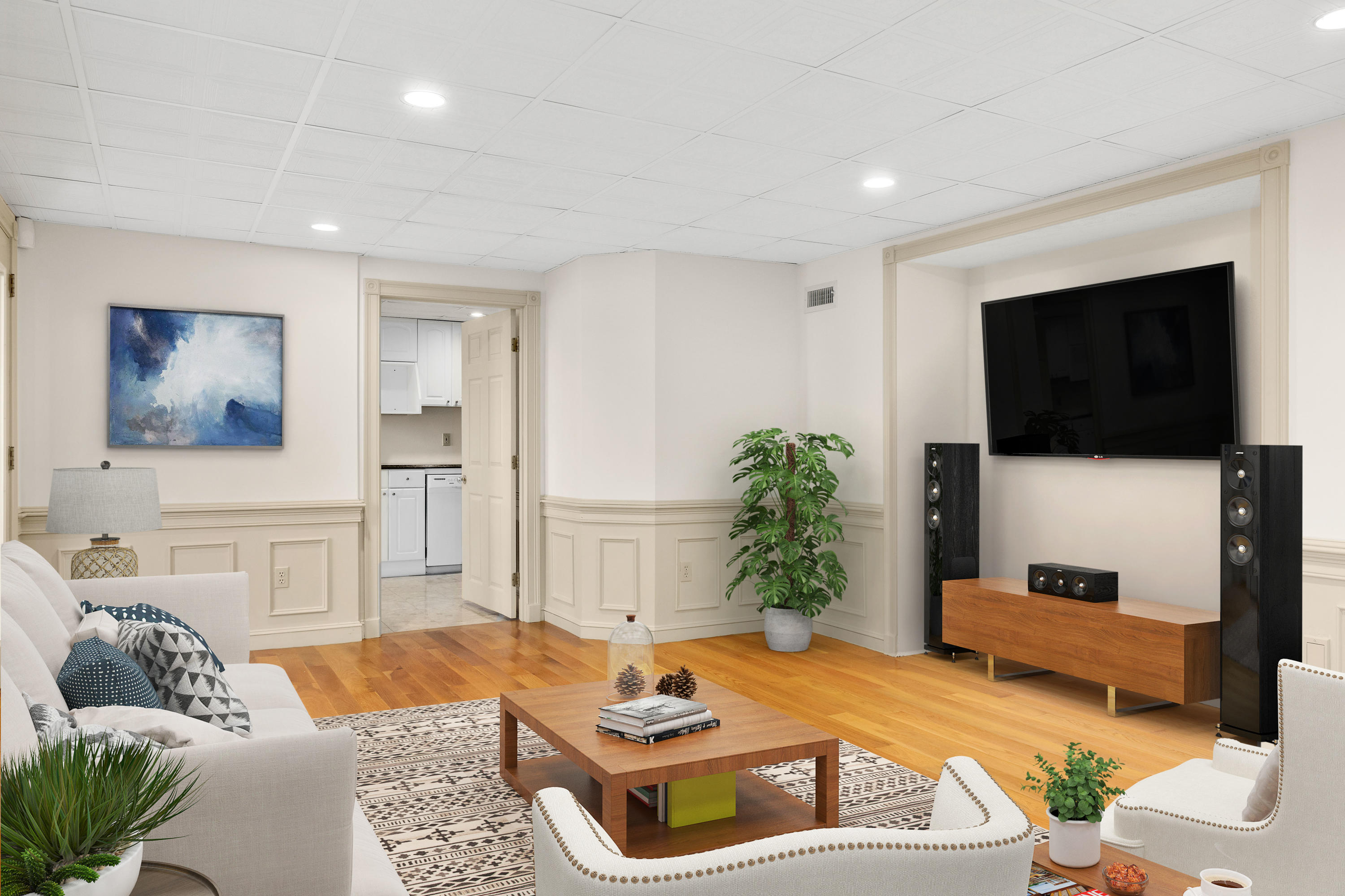 38 Parker Road Osterville, MA 02655 - Photo 42 of 58 a living room with furniture and a flat screen tv