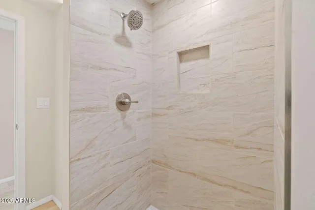 a view of entryway and workspace