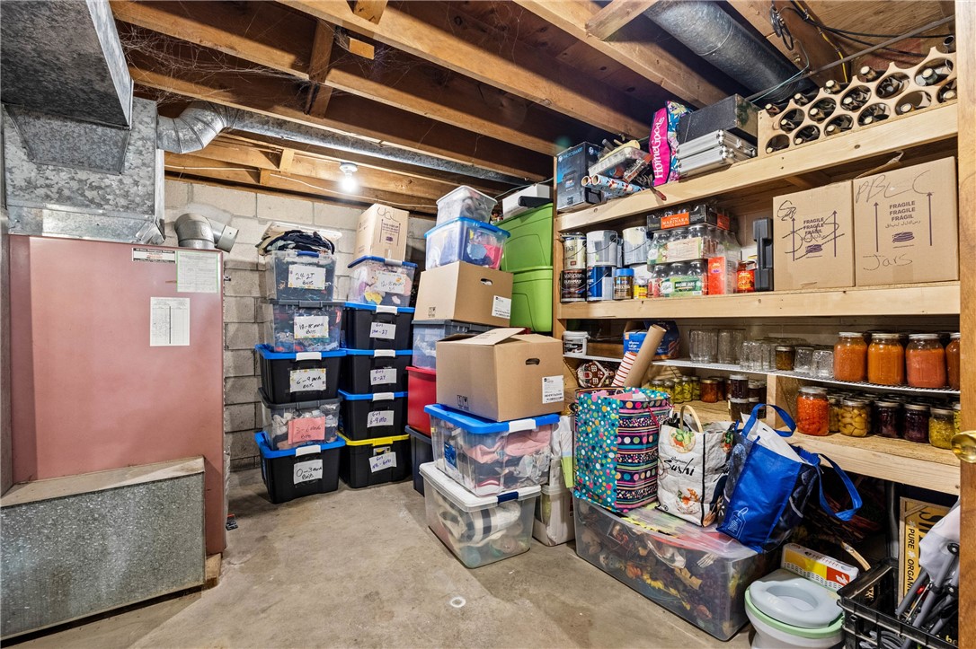 839 Crowley Road Farmington, NY 14425 - Photo 25 of 43 Fantastic storage space with built-in wood shelvin