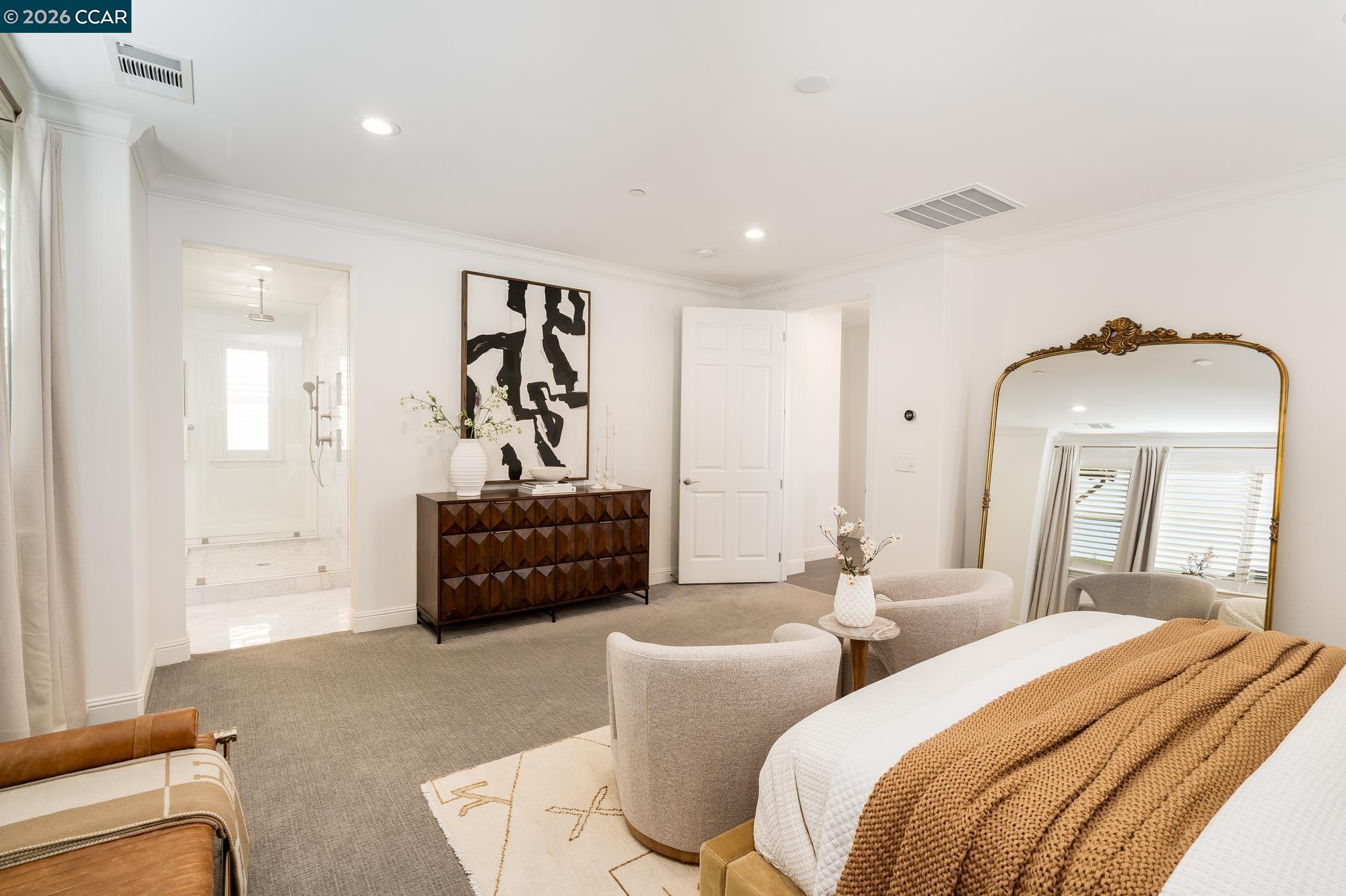 1150 Trumpet Vine Lane San Ramon, CA 94582 - Photo 21 of 45 a bedroom with two beds and painting on the wall