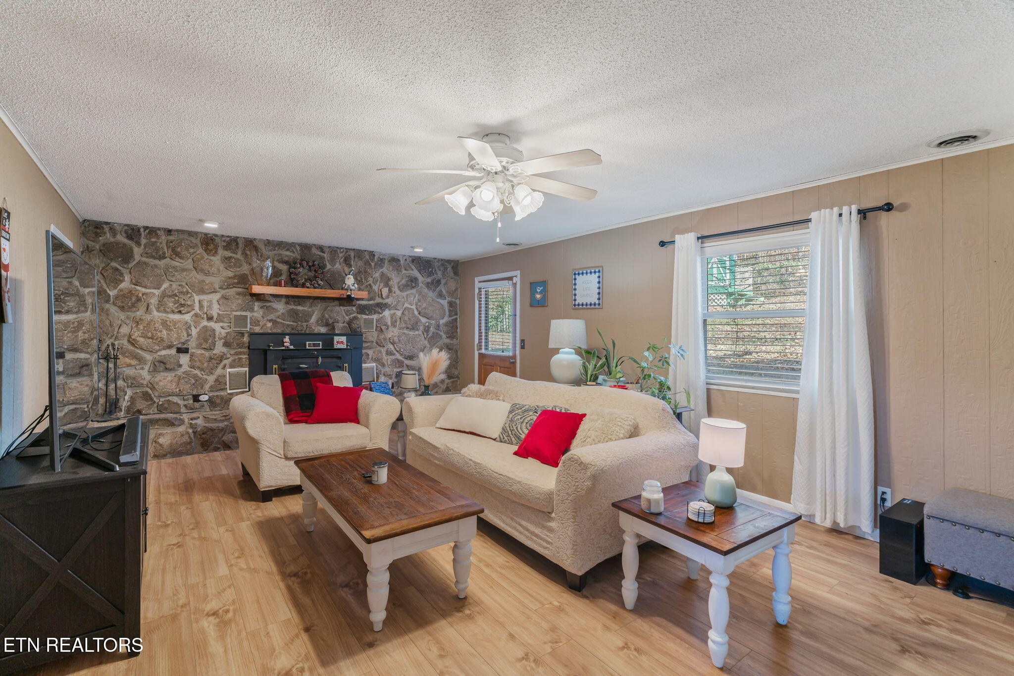 744 Butler Drive Loudon, TN 37774 - Photo 40 of 59 a living room with furniture and a flat screen tv