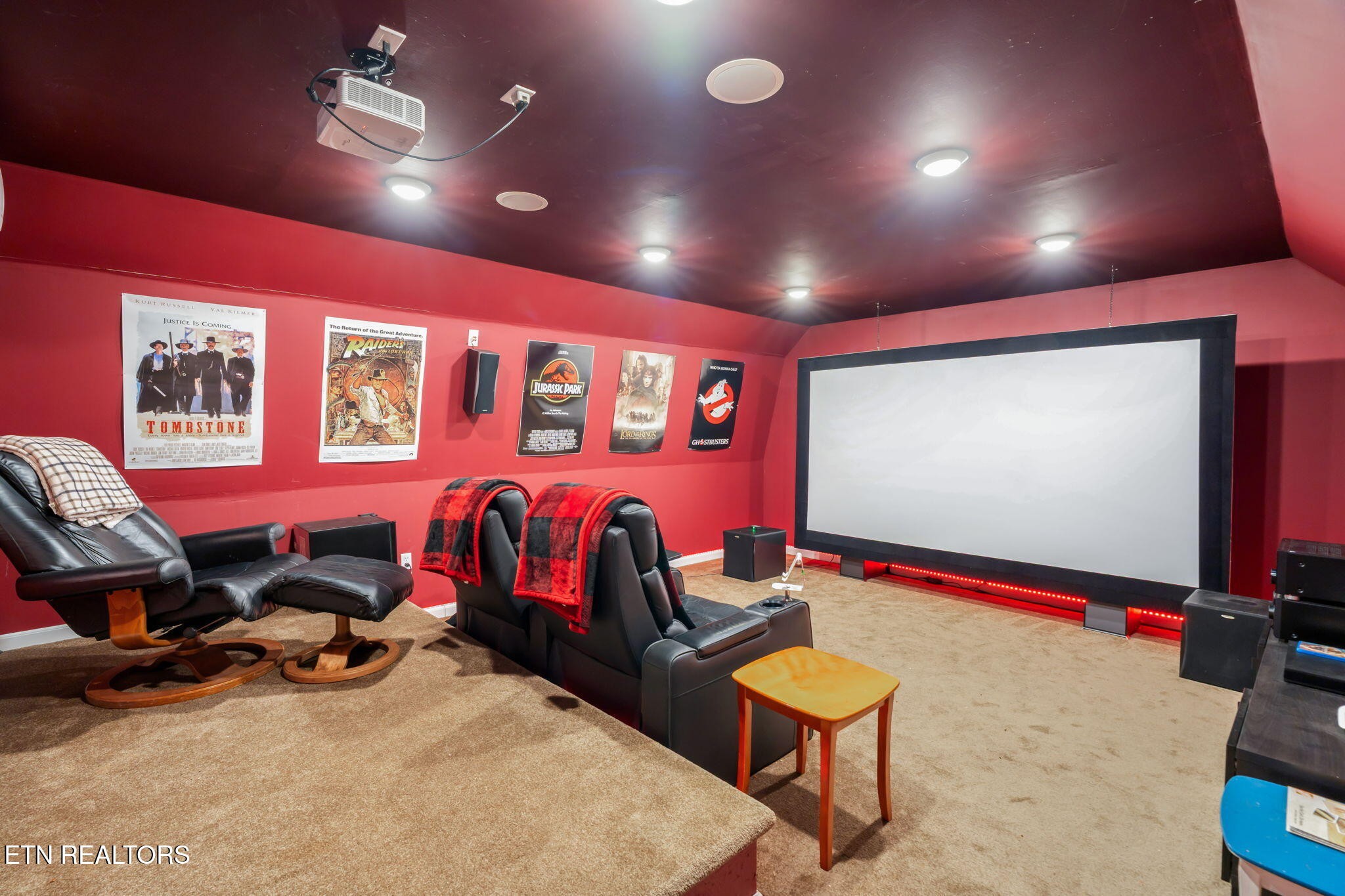 744 Butler Drive Loudon, TN 37774 - Photo 53 of 59 a room with gym equipment and a flat screen tv
