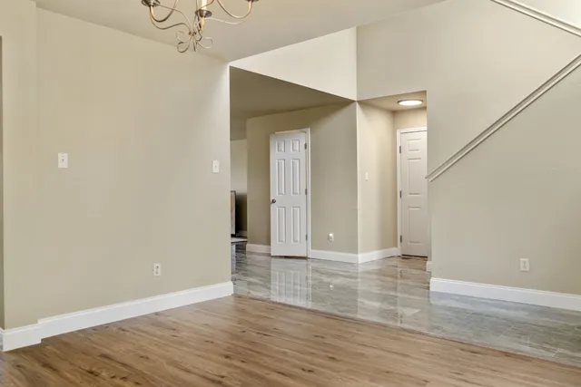 a view of wooden floor