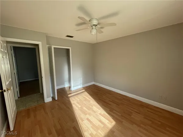 wooden floor in an empty room