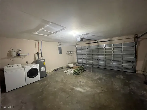 a view of storage and utility room