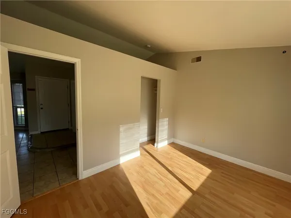 a view of wooden floor